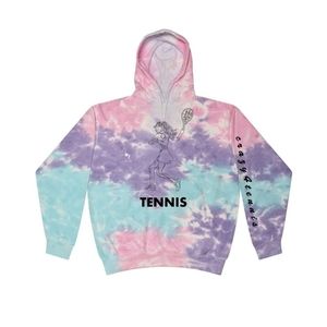 Tennis Tye dye hoodie NWT
